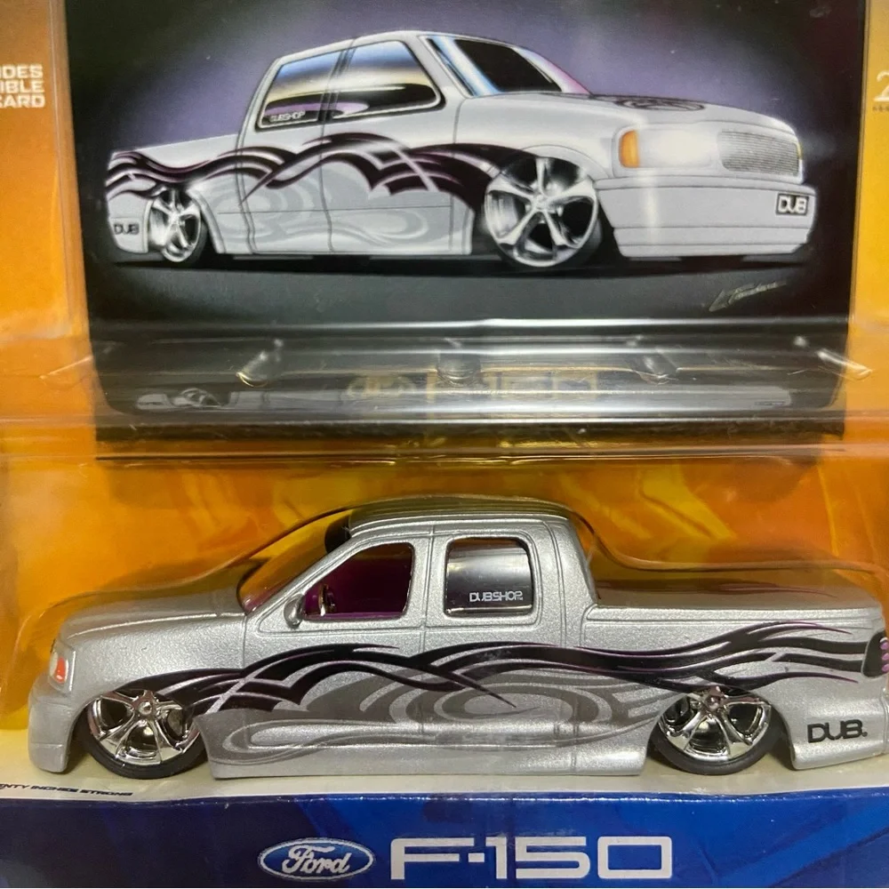 Jada Dub City Ford F-150 Silver 1:64